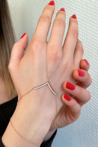 Argentum Concept 925 Ayar Gümüş Rose V Şahmeran - 45097701 Pembe