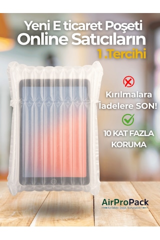 33x33 Cm 50 Adet Sütunlu Koruyucu Havalı Kargo Poşeti Airbag/airbed/şişirilebilir Ambalaj