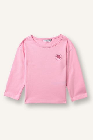 Defacto Kapüşonlu Cepli Fermuarlı Sweatshirt Sweatshirt Hırka Kız Bebek I0588a526aupn253 Pembe-pn253