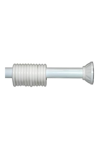 Zethome Banyo Perde Borusu 90cm-130cm Beyaz Duş Perde Borusu Perde Askısı Duş Borusu Metal Beyaz Zethome Banyo Perde Borusu 90cm-130cm Beyaz Duş Perde Borusu Perde Askısı Duş Borusu Metal Beyaz