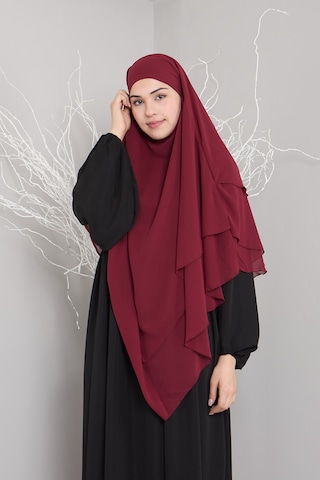 Sufle Hilap Hazır Türban Khimar Tesettür Şal