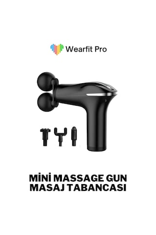 Wearfitpro Şarjlı Darbeli Masaj Tabancası Vücut Masaj Aleti