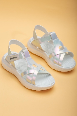 Şirinbebe Şiringenç Yüz Direkli Çapraz Bantlı Ortopedik Sedef Kız Bebek Kız Çocuk Sandalet-3092-sedef Sedef