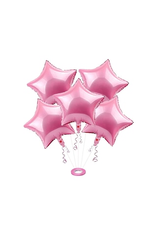 Yıldız Folyo Balon Pembe 18 Inc Çok Renkli