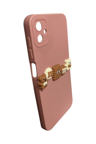 Samsung Galaxy Uyumlu A05 Kılıf 3d M Bear Kamera Korumalı Silikon Kapak