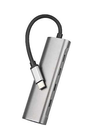 Apple Uyumlu MacBook Şarj Uyumlu Type-c Destekli 60w Pd Tüm Bilgisayarlar İçin Şarj Uyumlu 5 İn 1 Hub Dönüştürücü