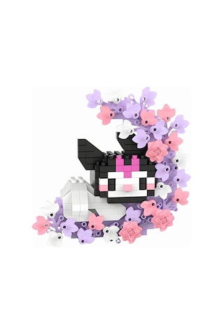 Brıcks Kuromi & Hello Kitty Çiçekli Ay Tasarımlı Dekoratif Yapı B