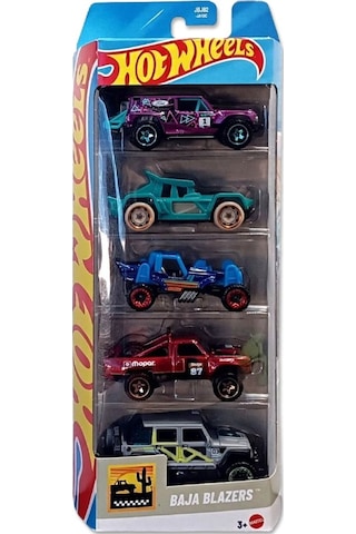 Mattel Hot Wheels Araba Seti 5 Li 1806 Jbj82 Çok Renkli