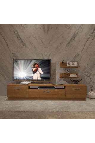 Decoraktiv Trio 4s Mdf Tv Ünitesi Tv Sehpası Ceviz