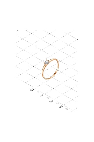 Vladlena 925 Ayar Gümüş Taşlı Altın Kaplama Nişan Yüzüğü 283683561 Altın