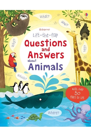 Penguin Books Lift-the-flap Questions and Answers About Animals Board Book Katie Daynes