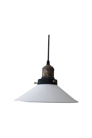 Retro Beyaz Metal Sarkıt Avize 23 Cm (536637847)