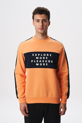 AR-MA Arma Erkek Regular Fit Yazılı Şardonlu 3 İplik Bisiklet Yaka Sweatshirt 001