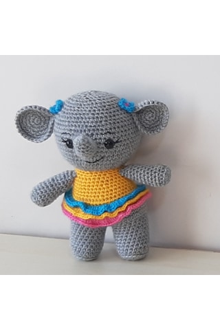 Amigurumi Örgü Oyuncak Fil