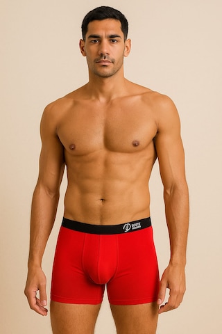 Ece's Design Modal Erkek Boxer 2 Parça 1004 Kırmızı - Siyah