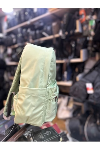 Bagslab Yeşil Su Geçirmez Kumaş Sırt Çantası 1069 Yeşil