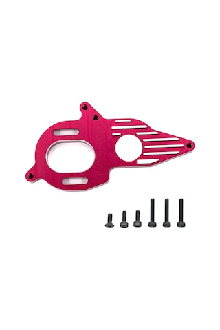 Samdoo Arrma Granite Mega 1/10 4x4 İçin Alüminyum Motor Soğutucu Tabanı Kırmızı - Bjm106