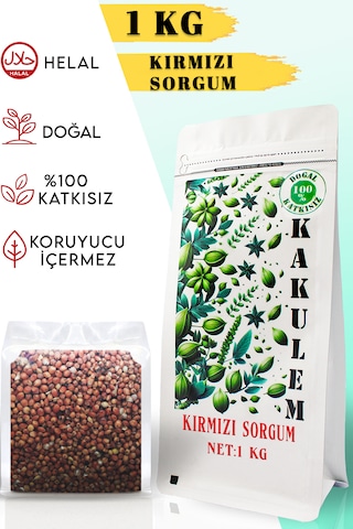 Kakulem Sertifikalı Kırmızı Sorgum Dal Darı 1 Kg
