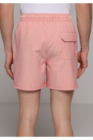 Colin's Colins Slim Fit Çizgili Erkek Kirmizi Deniz Şortu Cl1079394 Q1.v1 Crl Mercan