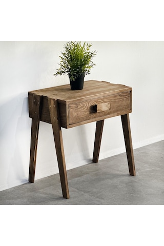 Ahşap Komodin Çekmeceli Raf Dolap 5308