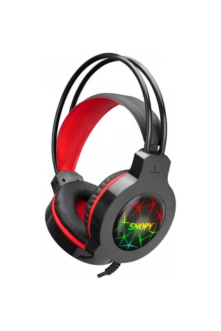 Snopy SN-GX7 CRAZY Siyah Ledli Mikrofonlu Oy ncu Kulaklığı