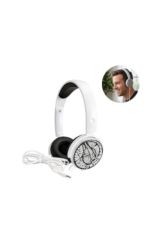 Philips Shm7110u Beyaz Kablolu Mikrofonlu Kulaklık