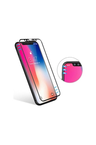 Apple iPhone Uyumlu 12 Pro Max Ekran Koruyucu Kırılmaz 5d Cam Tam Kaplama