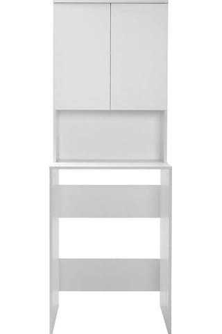 Çamaşır Makinesı Dolabı-Mat Beyaz 65X182X60 Cm Gxyxd Beyaz