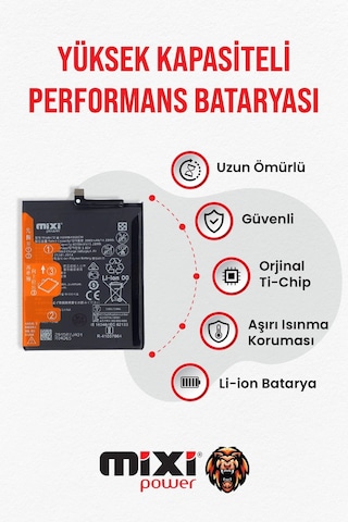 Huawei P Smart Z / P Smart Pro / Y9 Prime 2019 Uyumlu Tam Kapasite Batarya Tr Garantili