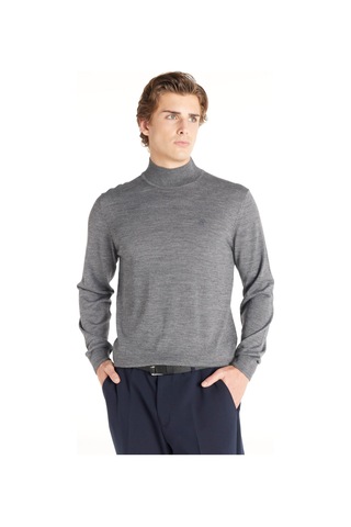 Ted Baker Gri Erkek Yarım Balıkçı Yaka Kazak Tbmrkw1044 Koyu Gri