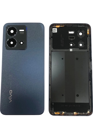 Vivo Y35 V2205 Kasa + Arka Kapak Pil Kapağı Mavi