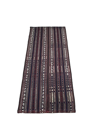 Zehra Abla Halı Antika El Dokuma Seçkin Şavak Yün Kilim 6981 Çok Renkli