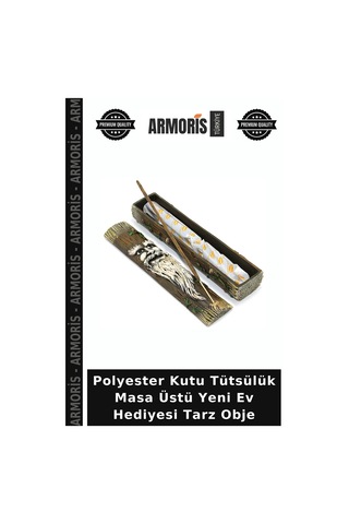 Polyester Kutu Tütsülük Masa Üstü Yeni Ev Hediyesi Tarz Obje
