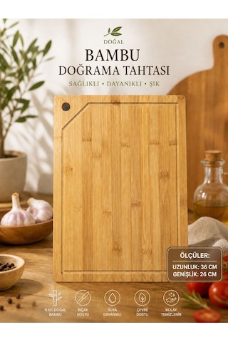 Bambu Kesme Tahtası 36x26