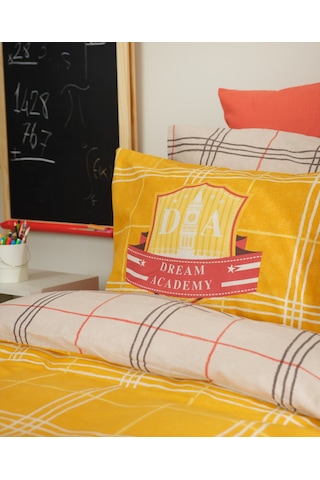 Karaca Home Young Bts Academy Sarı %100 Pamuk Tek Kişilik Nevres