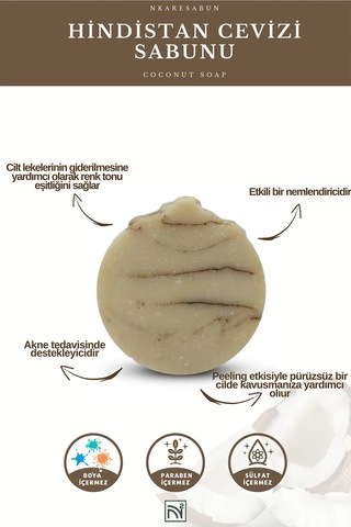 Nkare Hindistan Cevizi Sabunu 100 Gr--coconut Soap