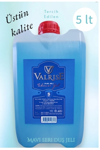 Valrise Duş Jeli 5 L Valrise Duş Jeli 5 L