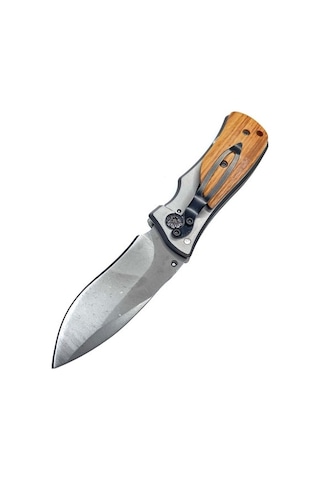 Diğer Tekinhediyelik Buck - X35 Mini Ahşap Kabze Kamp Çakı 15 cm Kahverengi