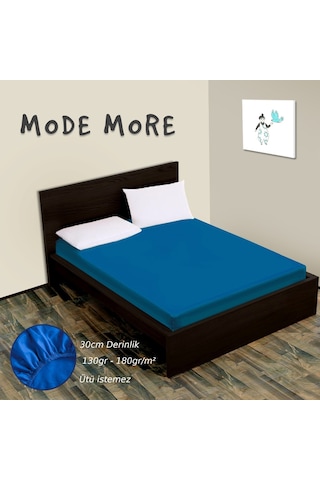 Mode More Lastikli Penye Çarşaf 12 Renk 6 Ebat