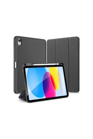 Dux Ducis Apple Uyumlu iPad 10.9 2022 Kılıf Domo Series Kalem Bölmeli Mıknatıslı Standlı Kapaklı Kılıf- 5775 Diğer