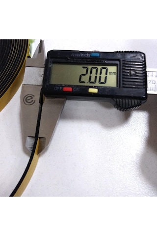Kapı Pencere İzolasyon Bandı Yapışkan Sünger 2 Mm Kalınlık 10 Mm Genişlik 10 Metre Uzunluk/epdm-2 10 Çok Renkli