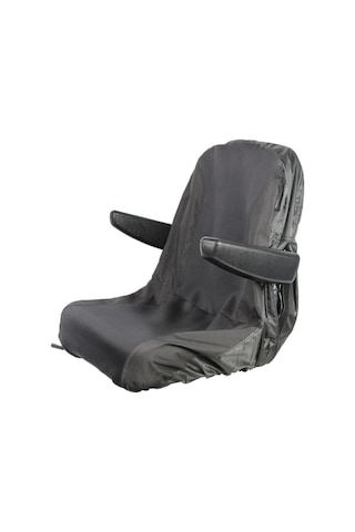 Binilebilir Çim Biçme Makinesi Koltuk Kılıfı, 2 Saklama Cebi Olan Su Geçirmez Traktör Koltuk Kılıfı, Orta, Siyah