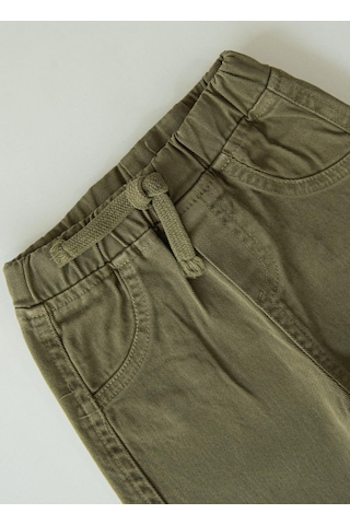 Kitikate Organik Gabardin Bebek Pantolon Yeşil Yeşil