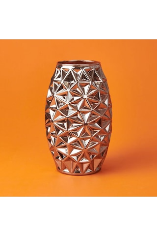 Evidea Deco Safir Vazo - Gümüş - 26 Cm Gümüş