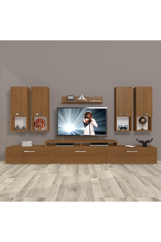Decoraktiv Ekoflex 8da Slm Tv Ünitesi Tv Sehpası Ceviz