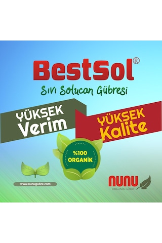 Bestsol %100 Organik Sıvı Solucan Gübresi 5 Litre