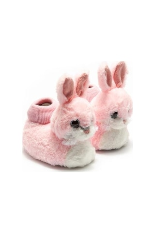 Rolly Çocuk Hayvanlı Panduf Pembe 24/31 Pembe