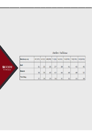 Erdem Siyah Pamuk Elastan Boxer 1479 Siyah
