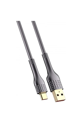 Ldnıo LS652 2M Type-c Hızlı Şarj Kablosu Gri