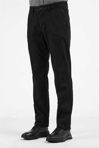 İmza Siyah Yan Cep Casual Comfort Fit Pamuklu Chino Pantolon 1003255171 Siyah